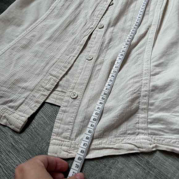 Beige Costal Vibe Cotton Vest - Picture 7 of 9